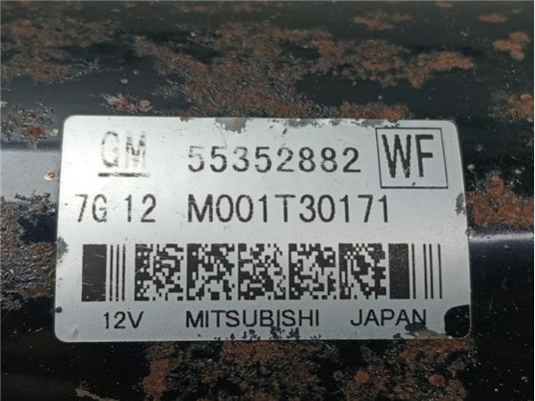 MOTOR ARRANQUE Opel Astra 2.0 CDTI J SPORTS (160CV) (2010 2015) (118 KW) - 39773 / M001T30171