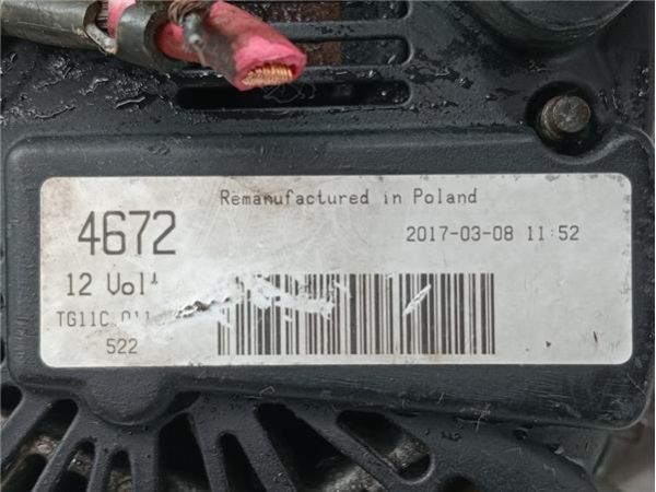 ALTERNADOR Nissan Kubistar (X76)(07.2003-) 1.5 Premium (L1) [1,5 Ltr. - 48 kW dCi Turbodiesel CAT] - 39801 / TG11C011