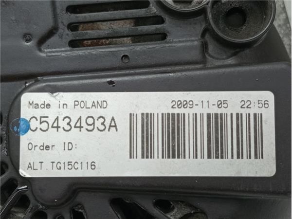 ALTERNADOR Peugeot 406 Berlina (S1/S2)(08.1995-) 2.0 HDI 110 - 39807 / C543493A   TG15C116