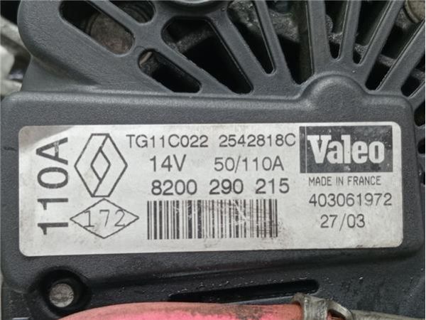 ALTERNADOR Renault Megane II Classic Berlina (2003-) 1.9 Luxe Dynamique [1,9 Ltr. - 88 kW dCi Diesel] - 39838 / 82002902