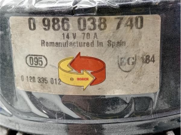 ALTERNADOR Citroen Xantia Berlina (1993-) 1.9 D - 39847 / 0986038740   0120335012   9612259680