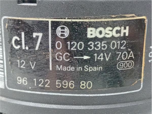 ALTERNADOR Citroen Xantia Berlina (1993-) 1.9 D - 39847 / 0986038740   0120335012   9612259680