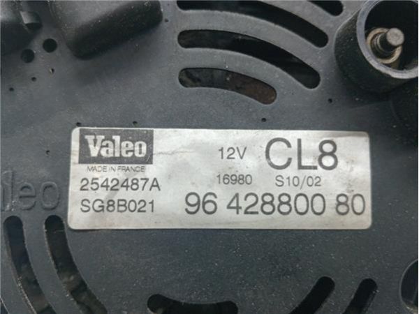 ALTERNADOR Citroen Xsara Berlina (1997-) 1.6i 16V Exclusive [1,6 Ltr. - 80 kW 16V CAT (NFU / TU5JP4)] - 39899 / 96428800