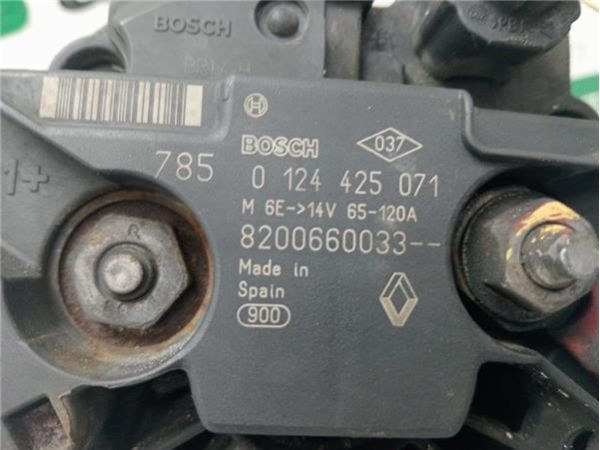 ALTERNADOR Renault Clio III (2005-) 1.5 Authentique [1,5 Ltr. - 50 kW dCi Diesel] - 39902 / 8200660033   0124425071