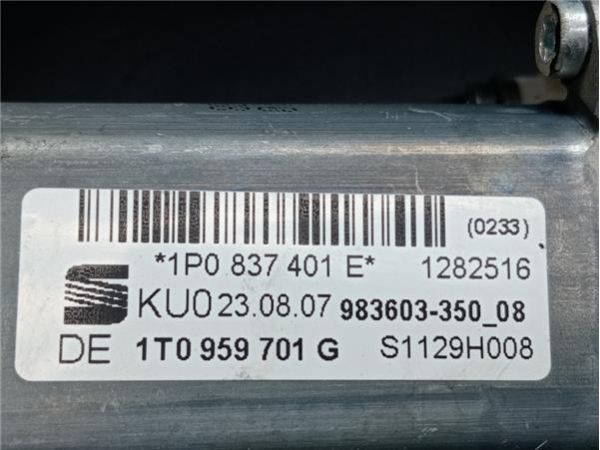 ELEVALUNAS ELECTRICO DEL. IZDO. Seat Leon (1P1)(05.2005-) 2.0 Stylance / Style [2,0 Ltr. - 103 kW TDI] - 39927 / 1T09597