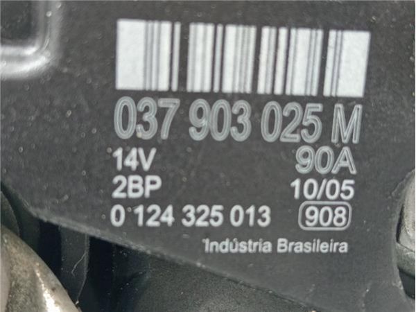 ALTERNADOR Seat Ibiza (6L1)(04.2002-) 1.4 Cool [1,4 Ltr. - 55 kW 16V] - 39937 / 037903025M   0124325013