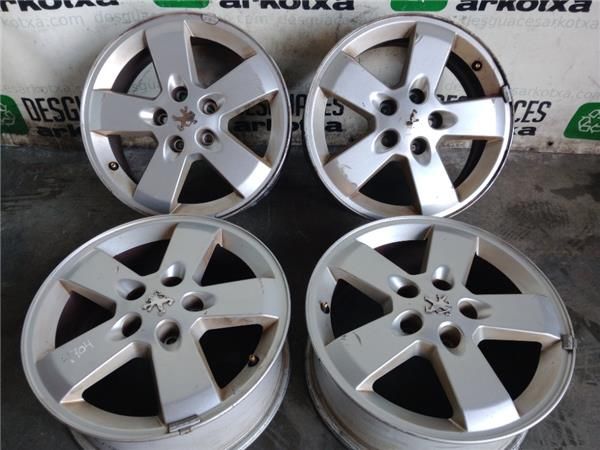 JUEGO LLANTAS Peugeot 407 (2004-) 1.6 Sport [1,6 Ltr. - 80 kW HDi FAP CAT (9HZ / DV6TED4)] - 40265 / 9661506780