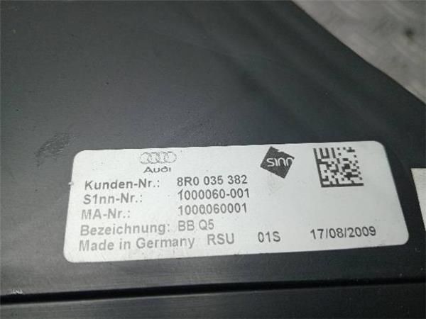 ALTAVOZ PUERTA TRA. IZDA. Audi Q5 2.0 TDI I(8RB) QUATTRO 170CV (2008-2012) (125 KW) - 26612 / CAH