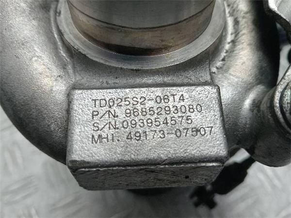 TURBO Peugeot Partner 1.6 HDI FURGÓN 75CV (2008 2018) (55,2 KW) - 26677 / 9HT