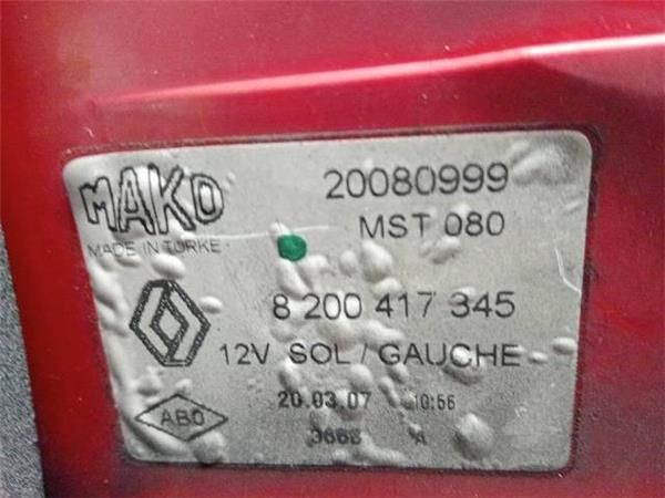 PILOTO TRA. IZDO. Renault Megane 1.5 DCI II (LM) SEDAN 106CV (2004-2008) (78 KW) - 26726 / K9KP7