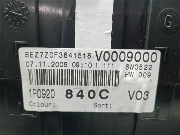 CUADRO INSTRUMENTOS Seat Leon 2.0 TDI (1P1) 140CV (2005-2010) (103 KW) - 26765 / BKD