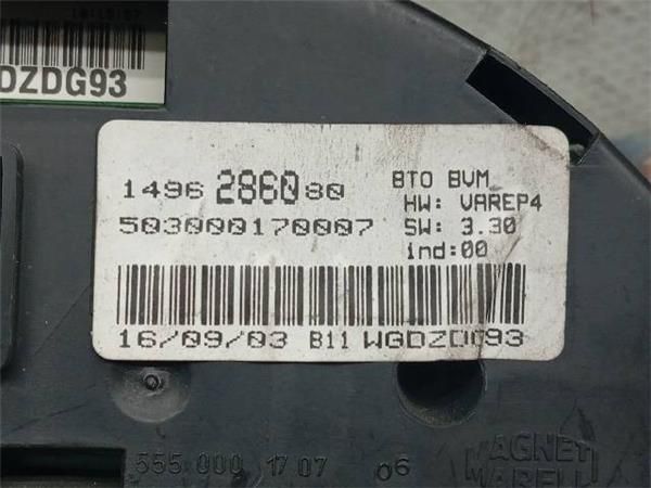 CUADRO INSTRUMENTOS Peugeot 807 2.0 HDI (E) 136CV (2006-2014) (100 KW) - 28543 / RHR