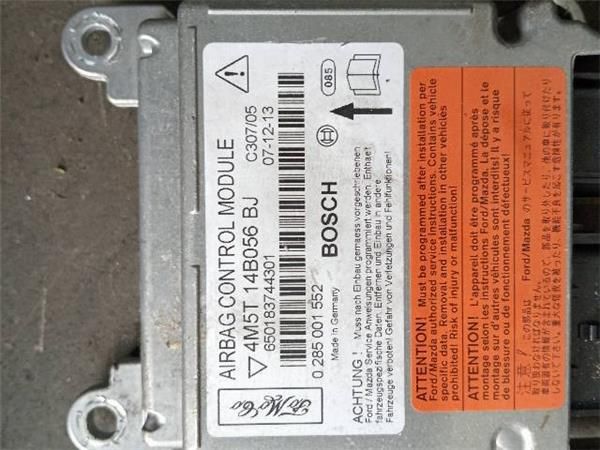 KIT AIRBAG Ford Focus 1.6 TDCI II (DB) 109CV (2005-2012) (80 KW) - 28587 / G8DB