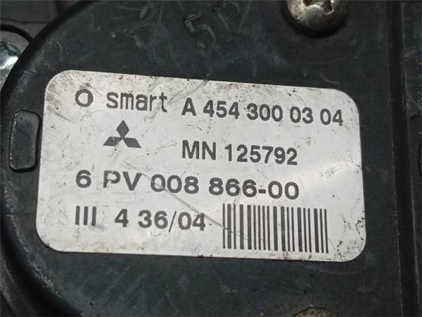 POTENCIOMETRO PEDAL GAS Mitsubishi Colt 1.1  VI (Z3A,Z2A) (55 KW) - 28729 / 134910