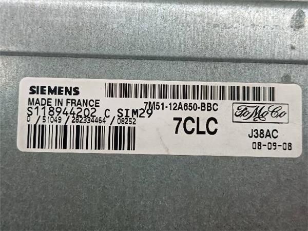 CENTRALITA MOTOR UCE Ford C Max 1.6 TDCI (DM2) 109CV (2007-2010) (80 KW) - 28748 / G8DB