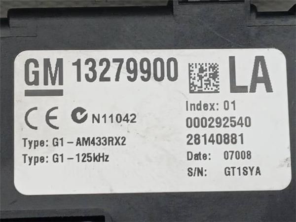CAJA FUSIBLES/RELE Opel Corsa 1.3 CDTI D 90CV (2006-2011) (66 KW) - 28757 / Z13DTH