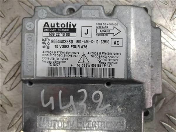 KIT AIRBAG Peugeot 207 1.6 CI cc 1.6 16V (120 CV) (88 KW) - 10852 / 5FW