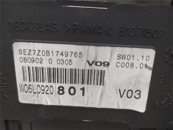 CUADRO INSTRUMENTOS Seat Ibiza 1.4  (6L) (55 KW) - 11236 / BBY