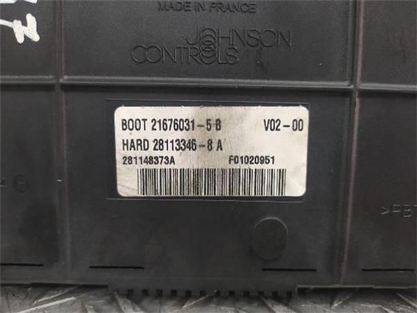 CENTRALITA Peugeot 307 1.6  (S2) (2005-2008) (80 KW) - 11955 / NFU