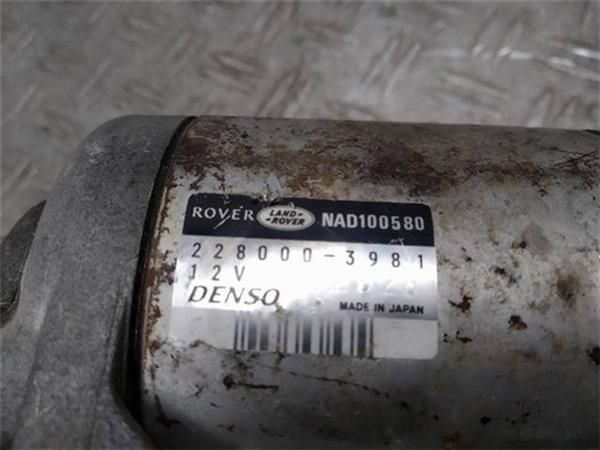 MOTOR ARRANQUE Land Rover Rover Freelander 2.0 DI (LN) (71,6 KW) - 12834 / 20T2N