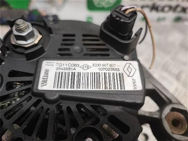 ALTERNADOR Renault Laguna 1.6  II (BG0) (2001 - 2007) (82 KW) - 13134 / K4M57