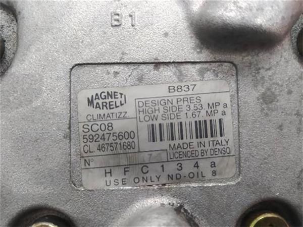COMPRESOR AIRE ACOND. Fiat Punto 1.2 G II (188) 60CV (44 KW) - 14239 / 188A4000