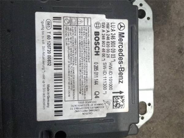 KIT AIRBAG Mercedes B 180 1.8 CDI (W246) (2011-2014) 109CV (80 KW) - 14719 / 651901