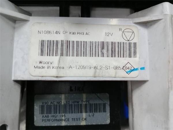 MANDOS CALEFACCION / A.A. Dacia Sandero 1.2 G (BS) (2008-2012) (55 KW) - 15355 / D4FF7