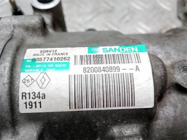 COMPRESOR AIRE ACOND. Dacia Sandero 1.2 G (BS) (2008-2012) (55 KW) - 15410 / D4FF7