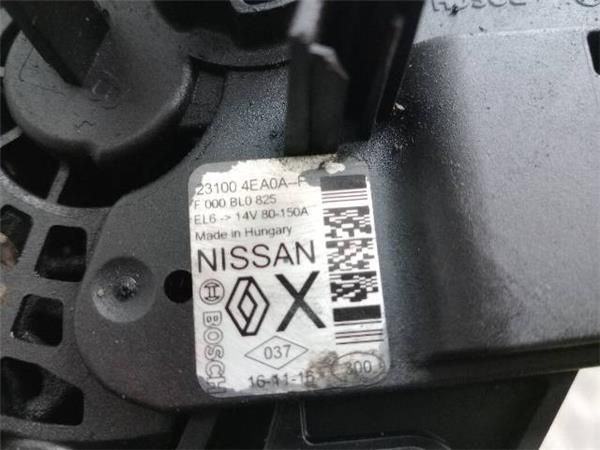 ALTERNADOR Nissan Pulsar 1.5 DCI (C13) (2014 - 2018) (81 KW) - 15430 / K9K