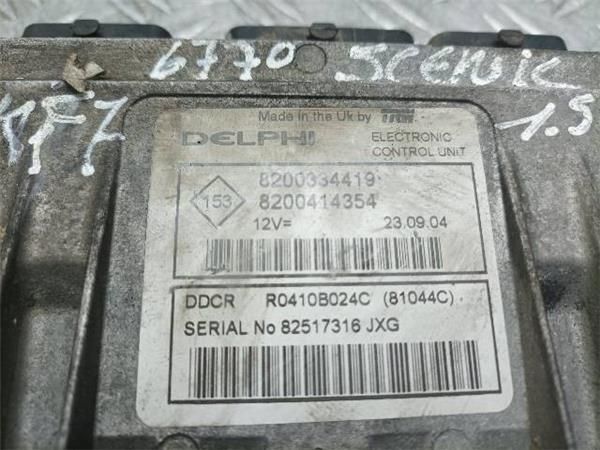 CENTRALITA MOTOR UCE Renault Scenic 1.5 DCI II (2003 - 2009) (74 KW) - 15640 / K9KF7