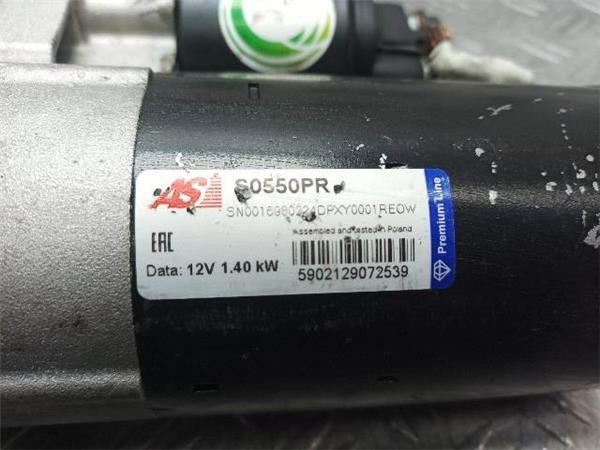 MOTOR ARRANQUE Peugeot 407 2.0 HDI SW (6E) 16V (2004-2010) (100 KW) - 15820 / RHR