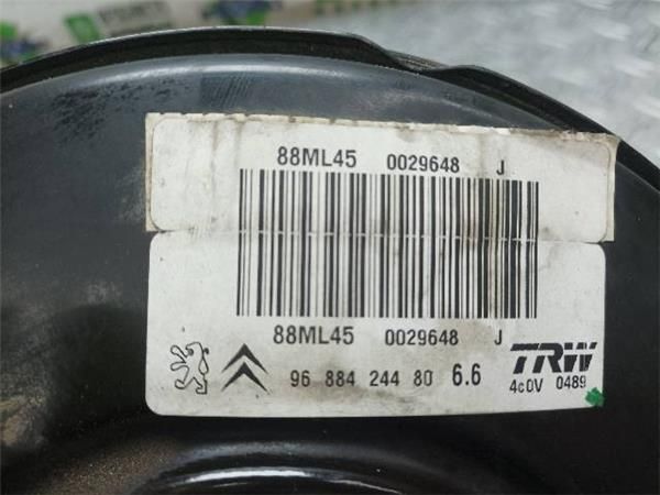 SERVOFRENO Peugeot 207 1.6 HDI (66,2 KW) - 16260 / 9HX O 9H02