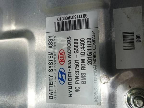 BATERIA Kia Niro 1.6 GDI I (DE) 105CV HYBRID (2016-2022) (77,2 KW) - 16263 / G4LE