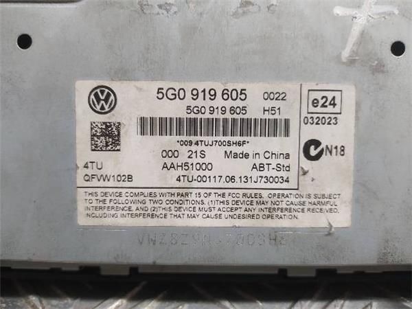 RADIO / CD Volkswagen Golf 1.2 TSI VII (63 KW) - 16341 / CJZ