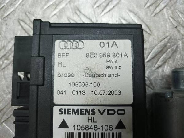 MOTOR ELEVALUNAS TRA. IZDO. Audi A4 2.0  AVANT (8E) (2001-2004) (94 KW) - 16535 / ALT