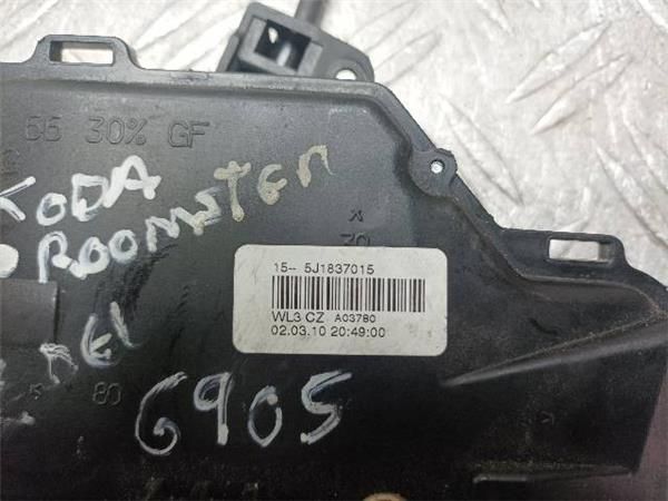 CERRADURA PUERTA DEL. IZDA. Skoda Roomster 1.9 TDI (5J) (2006-2010) 105CV (77 KW) - 16544 / BSW