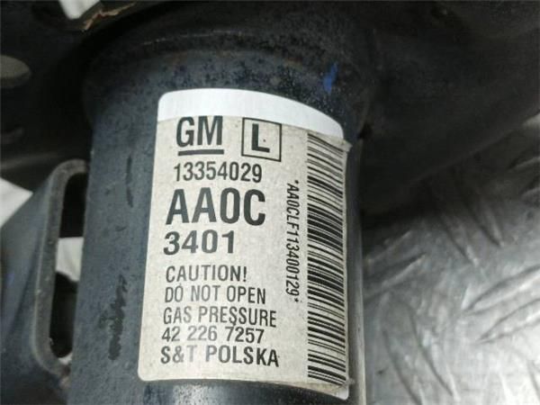 AMORTIGUADOR DEL. IZDO. Opel Astra 1.7 CDTI J SPORTS TOURER (P10) (10-15) (81 KW) - 16830 / A17DTR