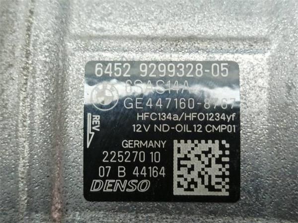 COMPRESOR AIRE ACOND. BMW 420 2.0 D SERIE 4 GRAN COUPE (F36) (15-22) (140 KW) - 17474 / B47D20A