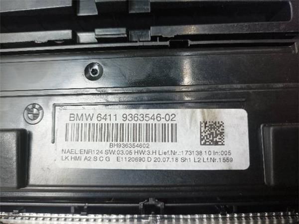 MANDOS CALEFACCION / A.A. BMW 420 2.0 D SERIE 4 GRAN COUPE (F36) (15-22) (140 KW) - 17499 / B47D20A