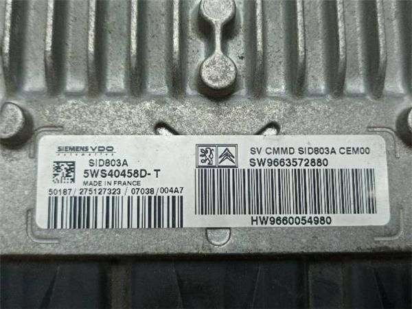CENTRALITA MOTOR UCE Citroen C4 2.0 HDI PICASSO (UA )136CV (2006-2013) (100 KW) - 17604 / RHJ