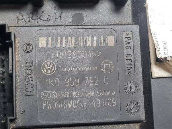 ELEVALUNAS ELECTRICO DEL. DCHO. Volkswagen Golf 1.6 G V (1K1) (2003-2008) (75 KW) - 17696 / BSE