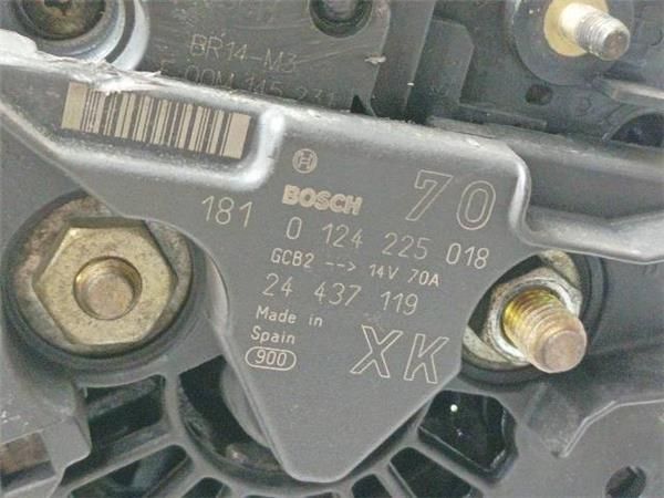 ALTERNADOR Opel Agila 1.2 G A (2000-2007) 75CV (55 KW) - 17852 / Z12XE