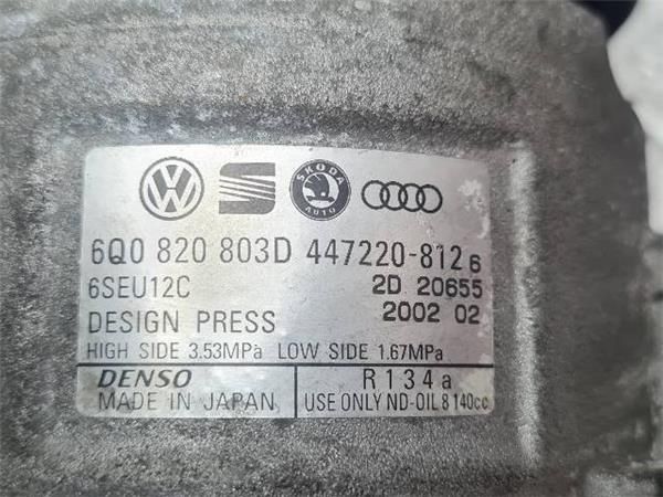 COMPRESOR AIRE ACOND. Seat Ibiza 1.4  6L (2001-2009) (55 KW) - 17963 / BBY