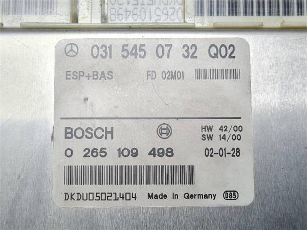 CENTRALITA ABS Mercedes 270 2.7 CDI E (W210) 170CV (1999-2002) (125 KW) - 17979 / 612961
