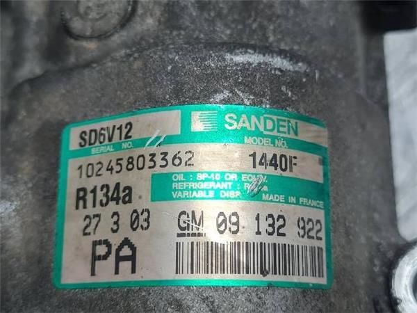COMPRESOR AIRE ACOND. Opel Astra 2.2 DTI G CC (2002-2005) 125CV (92 KW) - 17986 / Y22DTR