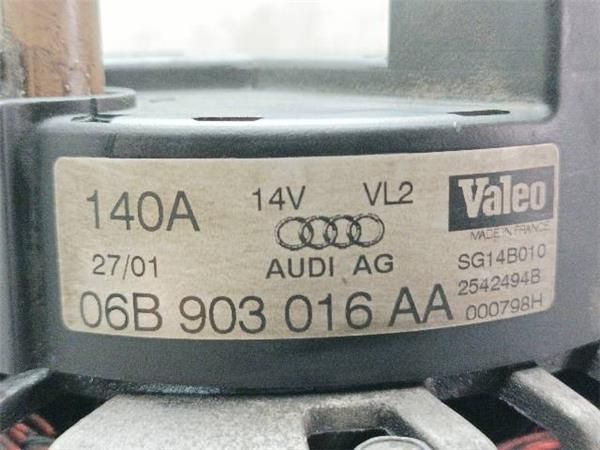 ALTERNADOR Audi A4 1.8 G T (B6) 150CV (2000-2002) (110 KW) - 18215 / AVJ