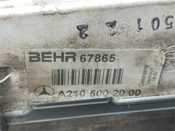 INTERCOOLER Mercedes E 270 2.7 CDI CLASE E (W210) (125 KW) - 18489 / 612961