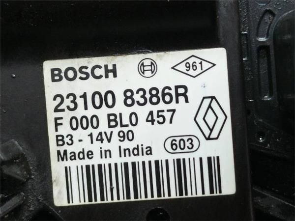 ALTERNADOR Dacia Logan 1.2 G II (2012-2017) 75CV (55 KW) - 18492 / D4F F7