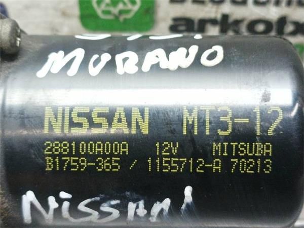 MOTOR LIMPIAPARABRISAS DEL. Nissan Murano 3.5  (Z50) (2004-2008) (172 KW) - 18625 / VQ35